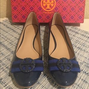 SOLD- NEW Tory Burch Maritime Ankle Wrap Flat